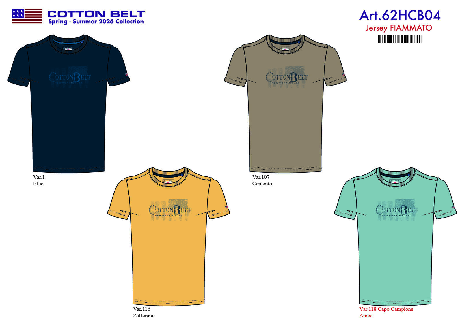 TSHIRT UOMO M/M 62HCB04 Tellini S.R.L. Veleprodajna odjeća